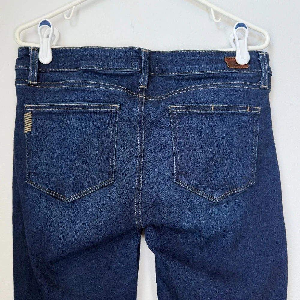 PAIGE Skyline Ankle Peg Stretch Jeans Blue Size 31 - Picture 4 of 7